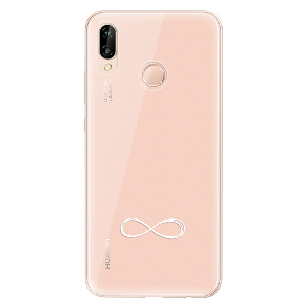 Odolné silikónové puzdro iSaprio - čiré - Infinity - Huawei P20 Lite