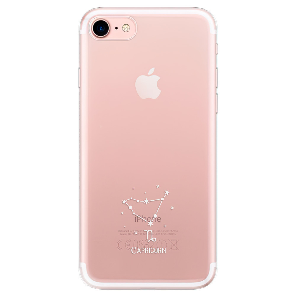 Odolné silikónové puzdro iSaprio - čiré - Kozoroh - iPhone 7