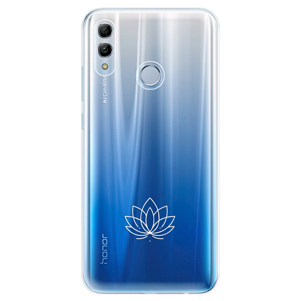 Odolné silikónové puzdro iSaprio - čiré - Lotos - Huawei Honor 10 Lite