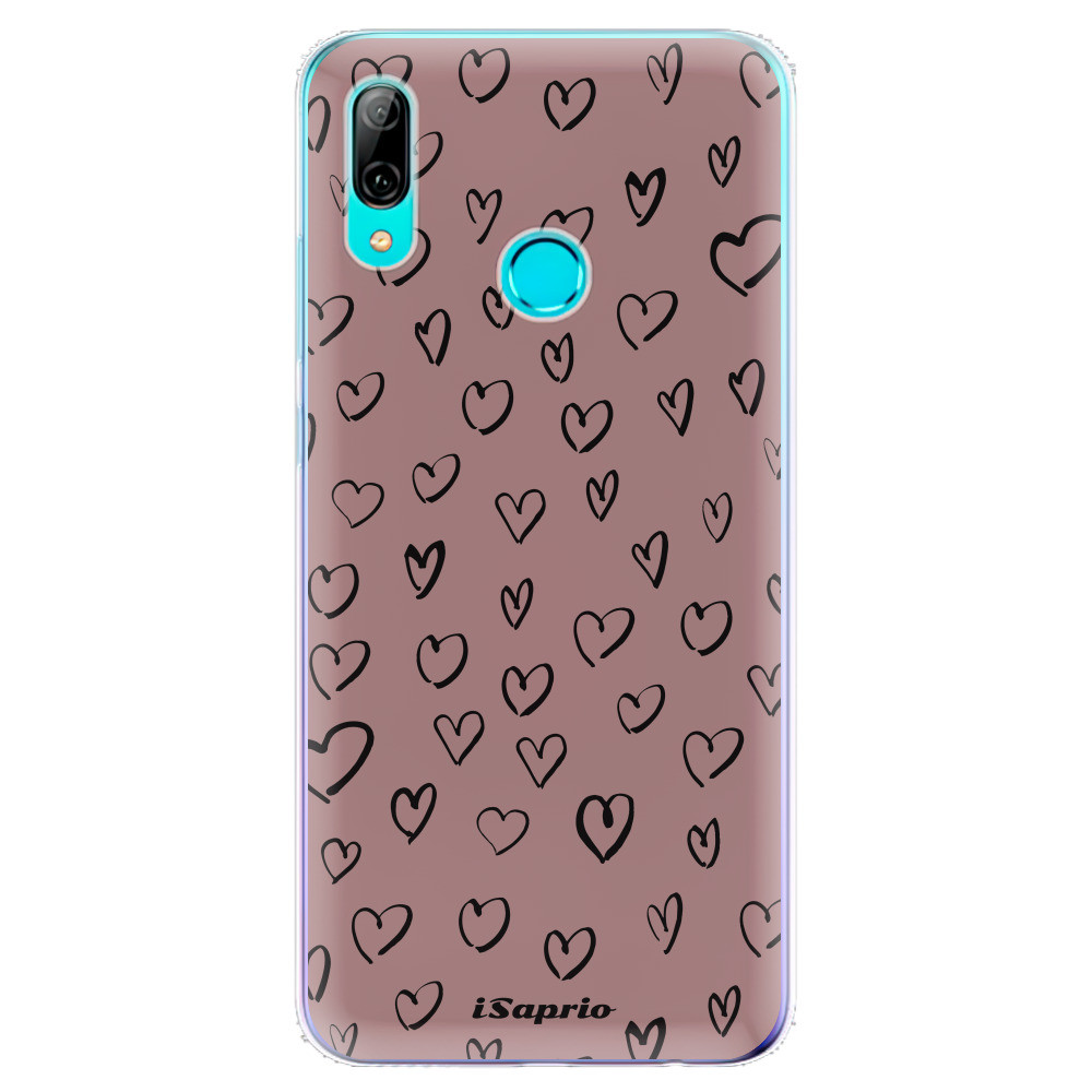 Odolné silikónové puzdro iSaprio - Heart Dark - Huawei P Smart 2019