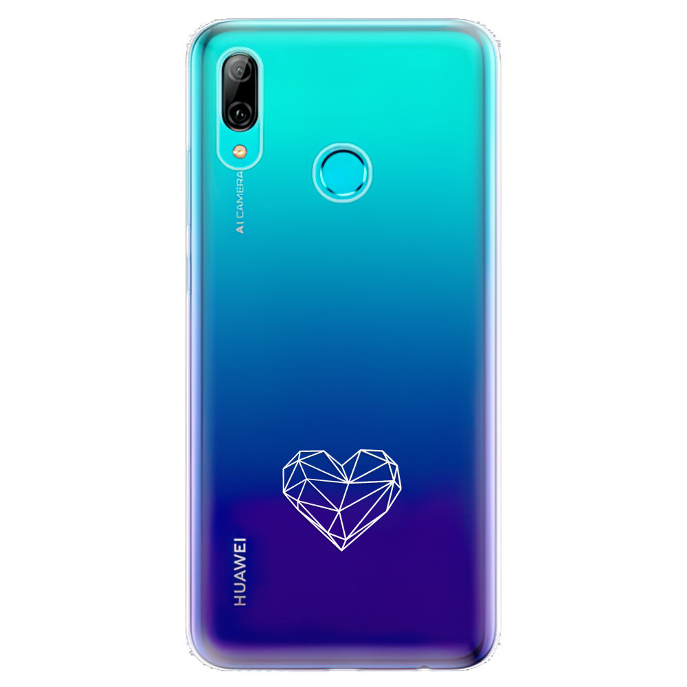 Odolné silikónové puzdro iSaprio - čiré - Digital Love - Huawei P Smart 2019