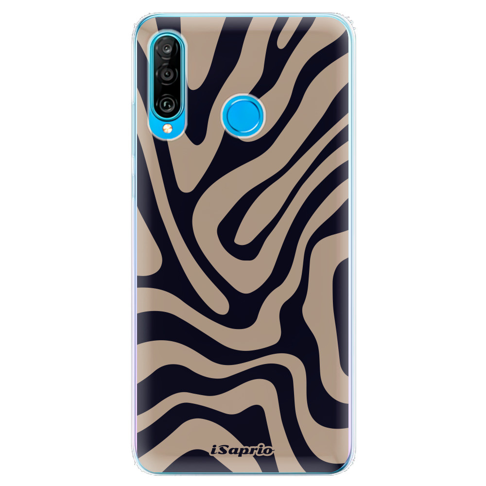 Odolné silikónové puzdro iSaprio - Zebra Black - Huawei P30 Lite