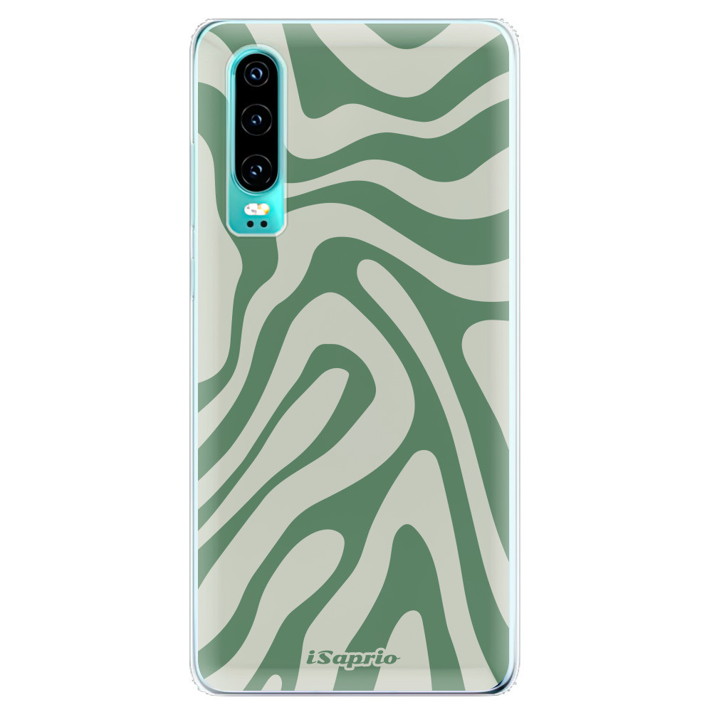 Odolné silikónové puzdro iSaprio - Zebra Green - Huawei P30