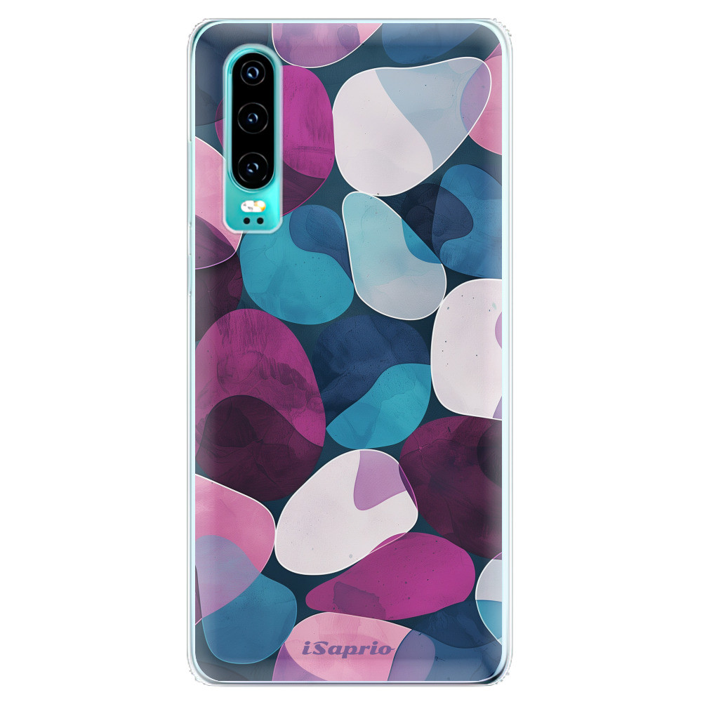 Odolné silikónové puzdro iSaprio - Stones - Huawei P30