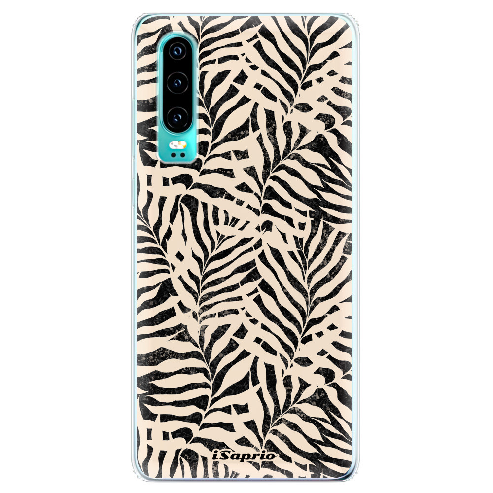 Odolné silikónové puzdro iSaprio - Dark Palms - Huawei P30