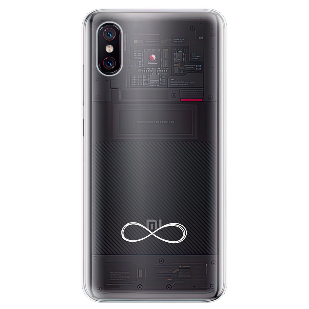 Odolné silikónové puzdro iSaprio - čiré - Infinity - Xiaomi Mi 8 Pro