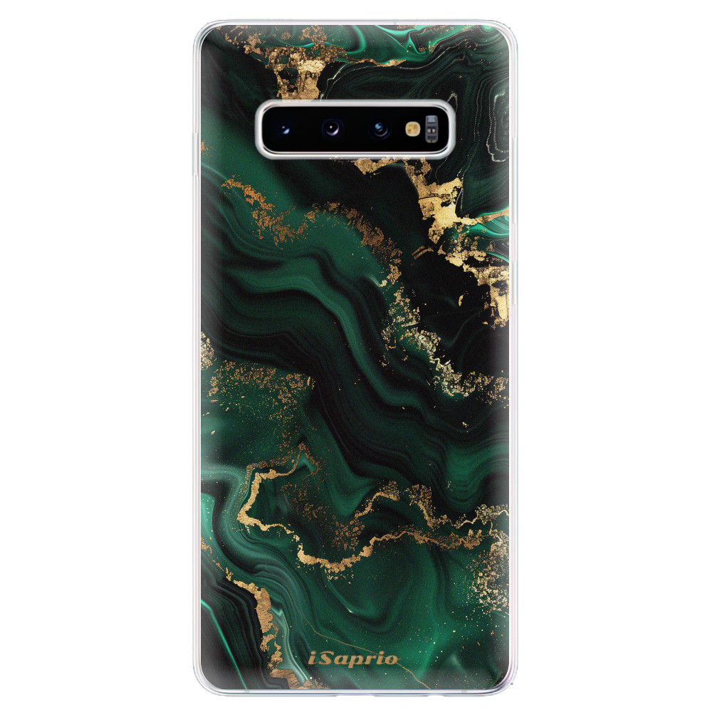 Odolné silikónové puzdro iSaprio - Emerald - Samsung Galaxy S10+