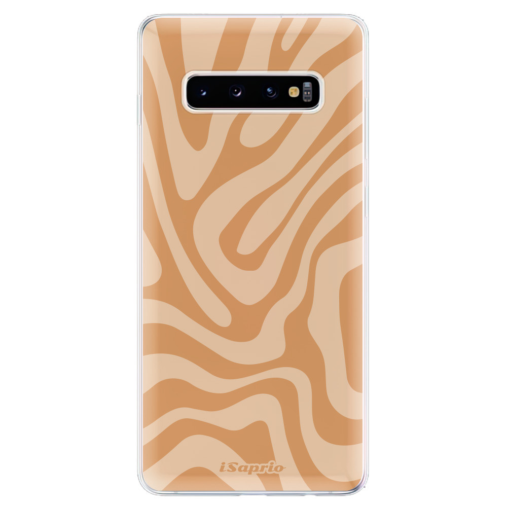 Odolné silikónové puzdro iSaprio - Zebra Orange - Samsung Galaxy S10+
