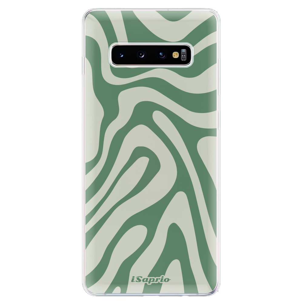 Odolné silikónové puzdro iSaprio - Zebra Green - Samsung Galaxy S10+