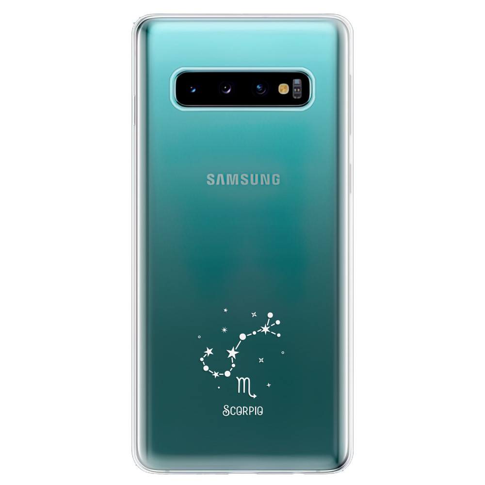 Odolné silikónové puzdro iSaprio - čiré - Štír - Samsung Galaxy S10