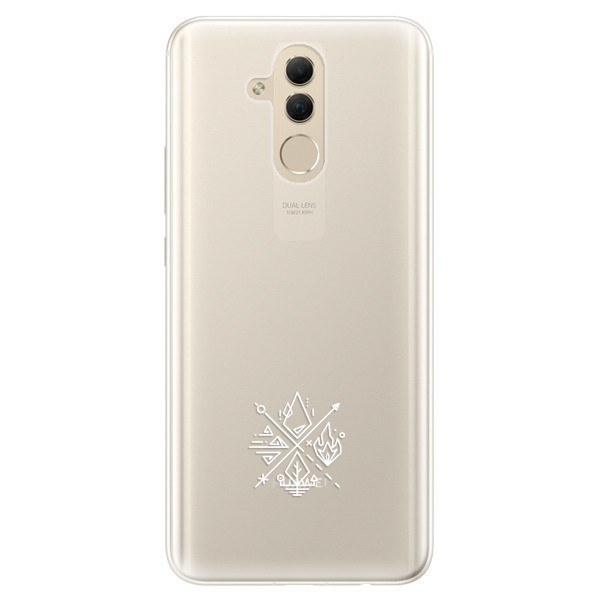 Silikónové puzdro iSaprio - čiré - Elements - Huawei Mate 20 Lite