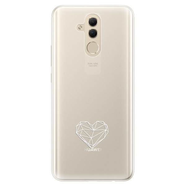 Silikónové puzdro iSaprio - čiré - Digital Love - Huawei Mate 20 Lite