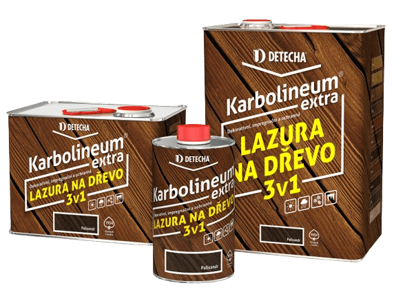 KARBOLINEUM EXTRA 3v1 - Olejová lazúra na drevo (vzorka) jantár, 0,2 kg