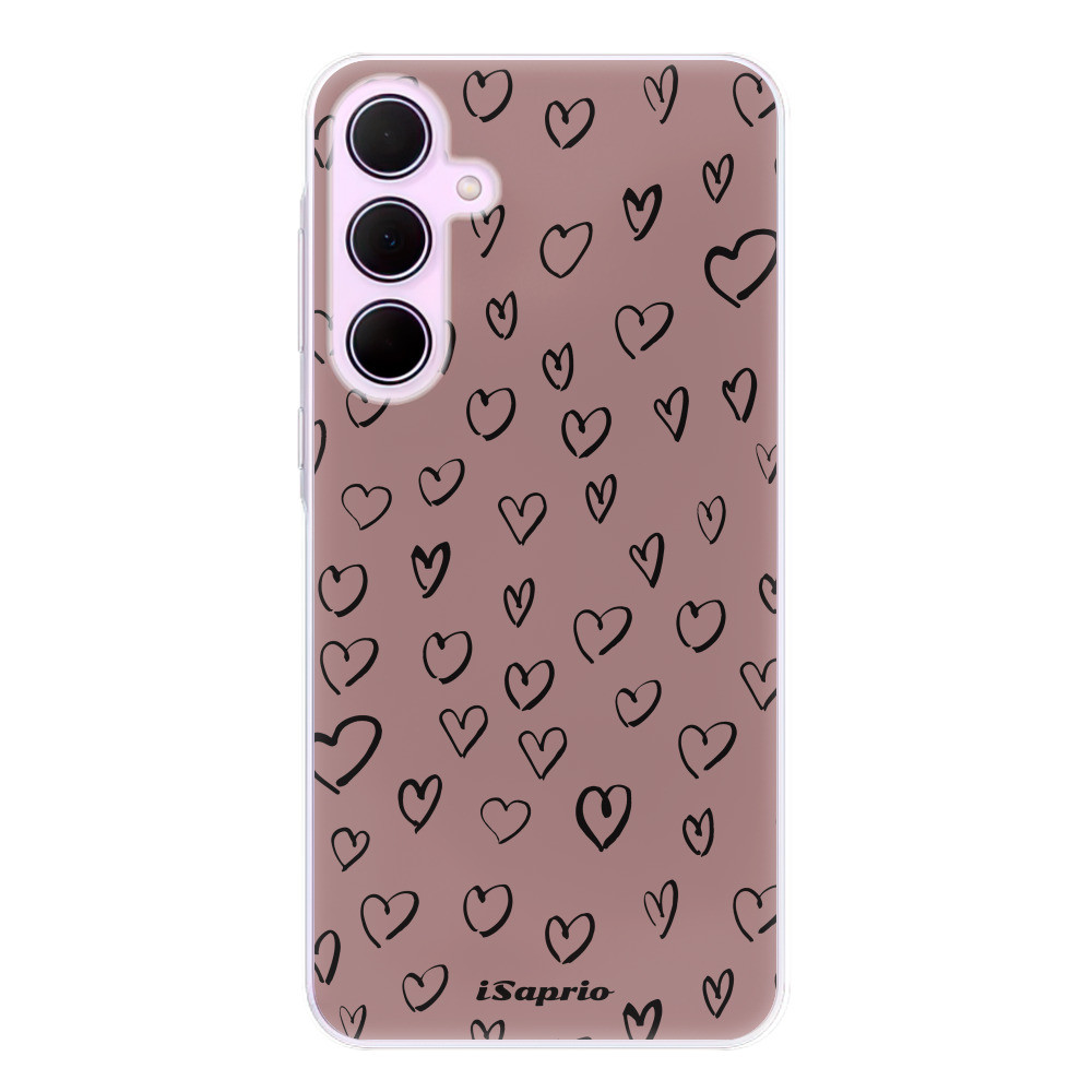 Odolné silikónové puzdro iSaprio - Heart Dark - Samsung Galaxy A35 5G