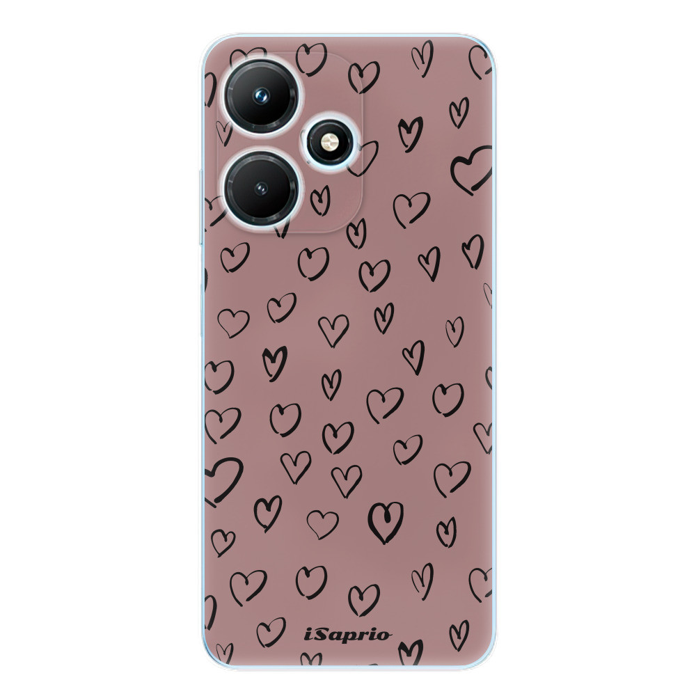 Odolné silikónové puzdro iSaprio - Heart Dark - Infinix Hot 30i