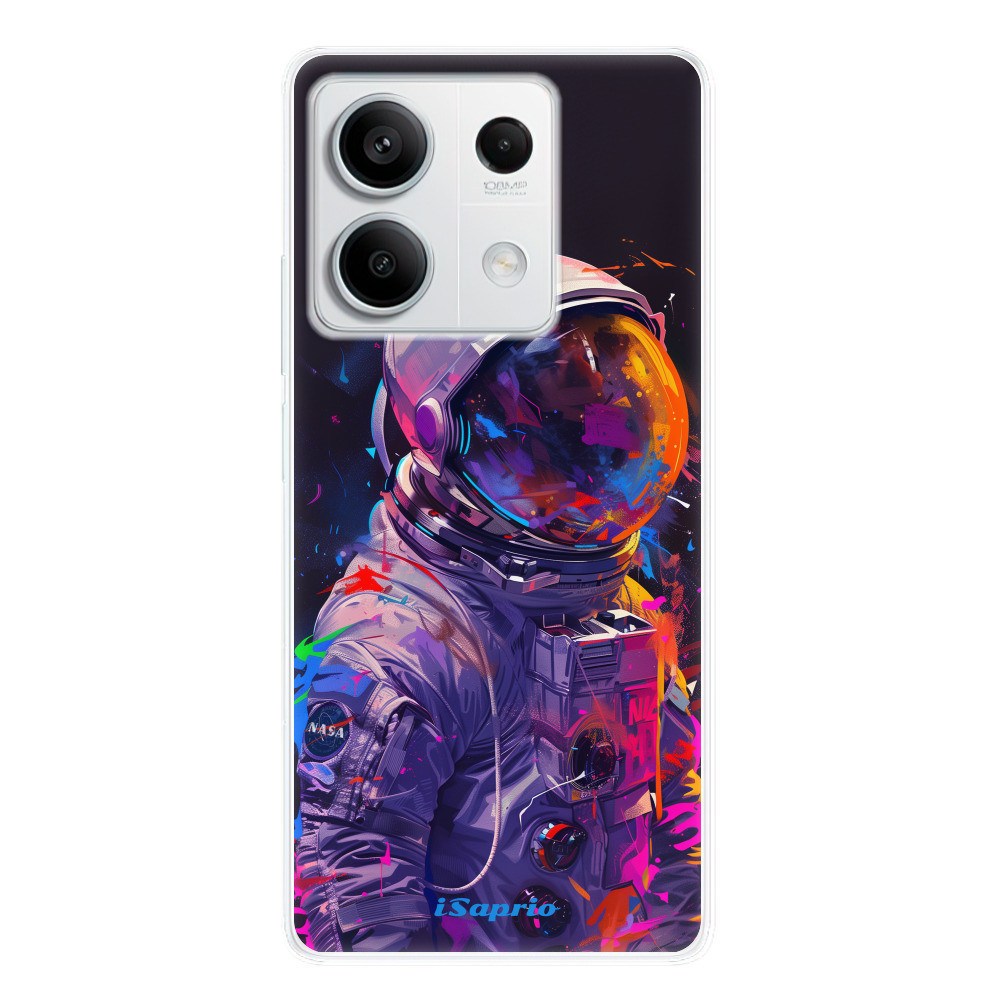 Odolné silikónové puzdro iSaprio - Neon Astronaut - Xiaomi Redmi Note 13 5G