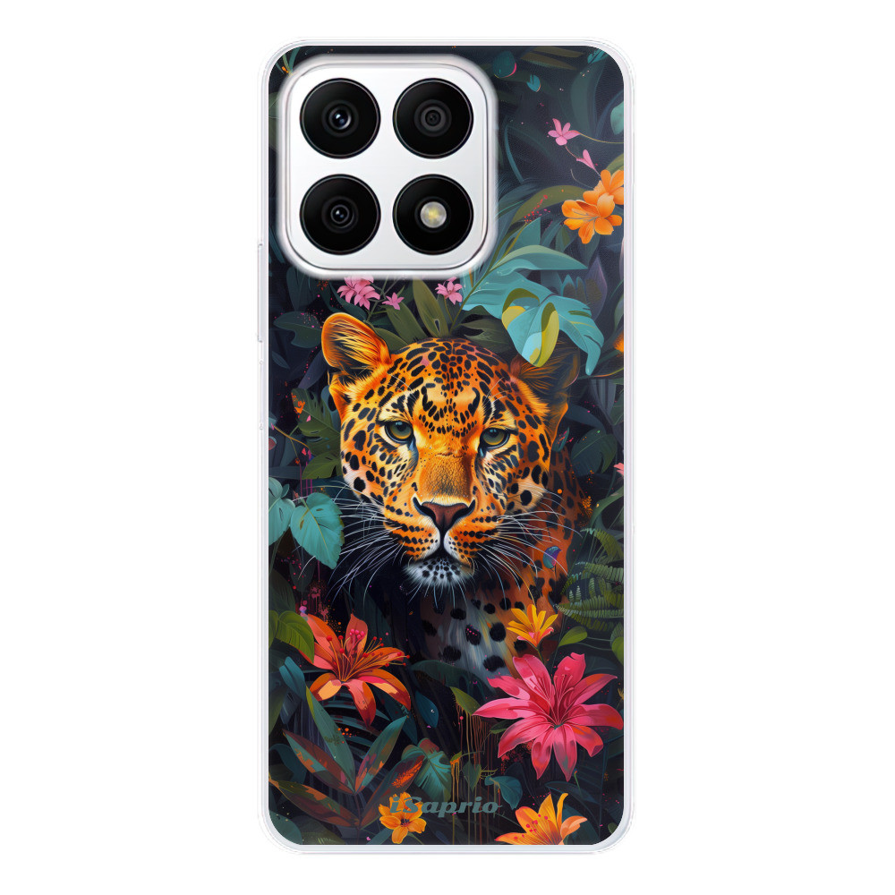Odolné silikónové puzdro iSaprio - Flower Jaguar - Honor X8a