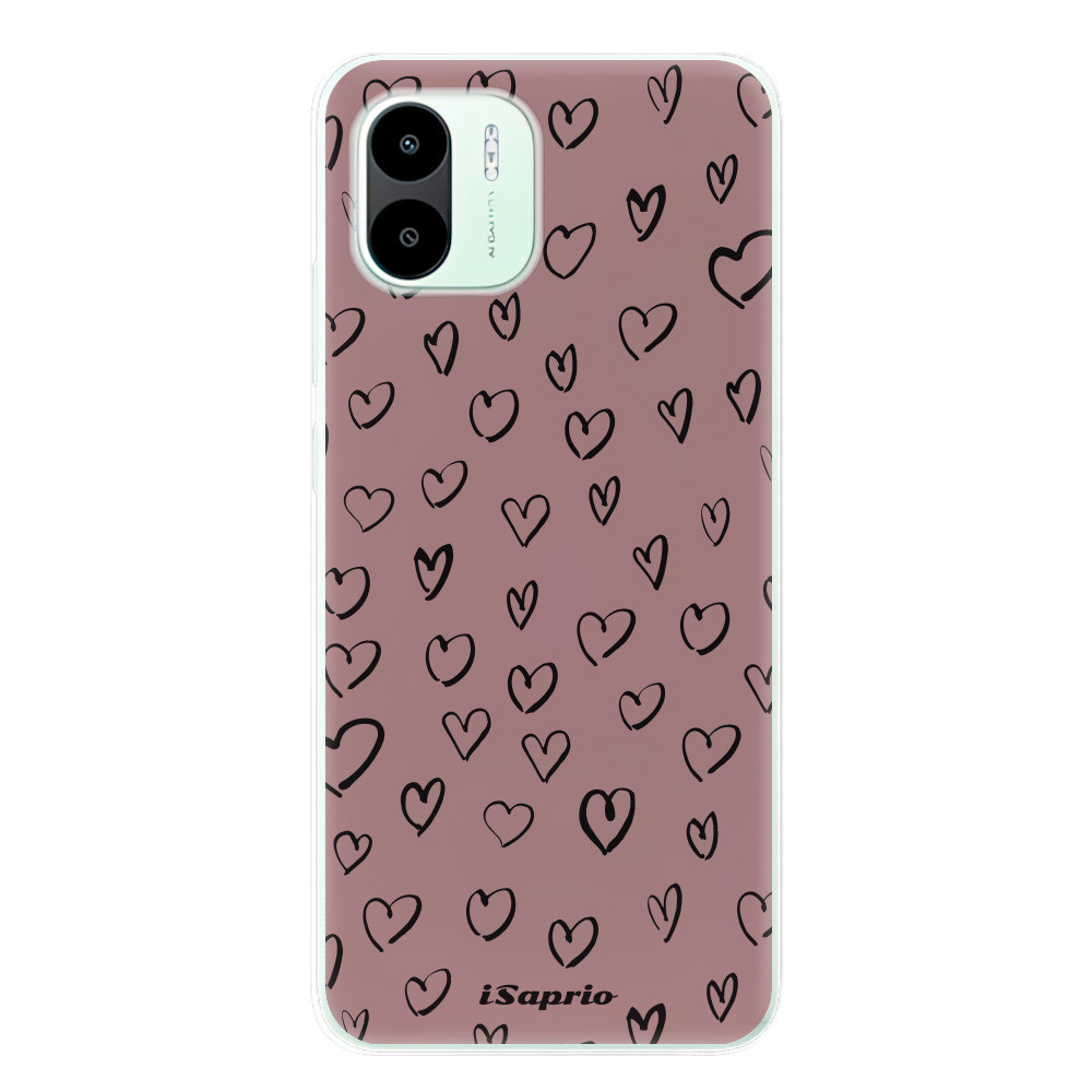 Odolné silikónové puzdro iSaprio - Heart Dark - Xiaomi Redmi A1 / A2
