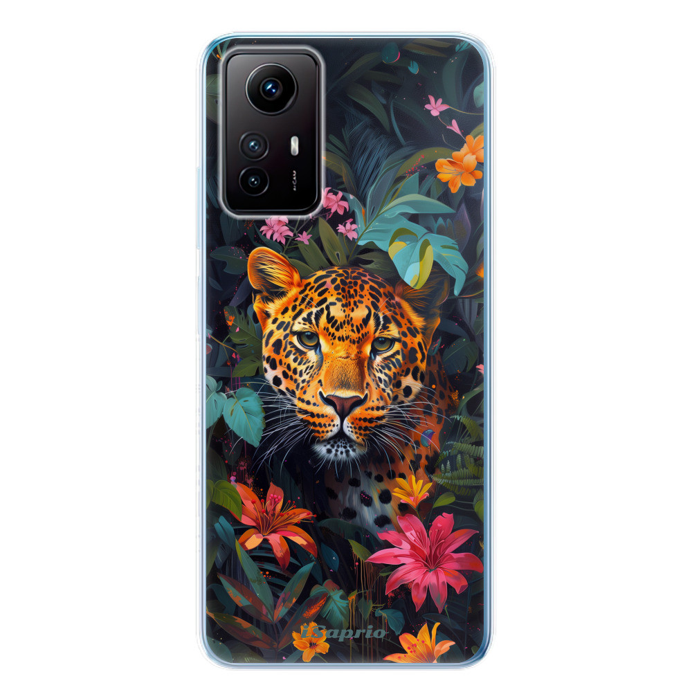 Odolné silikónové puzdro iSaprio - Flower Jaguar - Xiaomi Redmi Note 12S