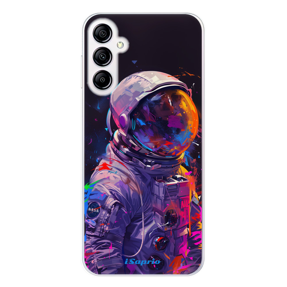 Odolné silikónové puzdro iSaprio - Neon Astronaut - Samsung Galaxy A14 / A14 5G