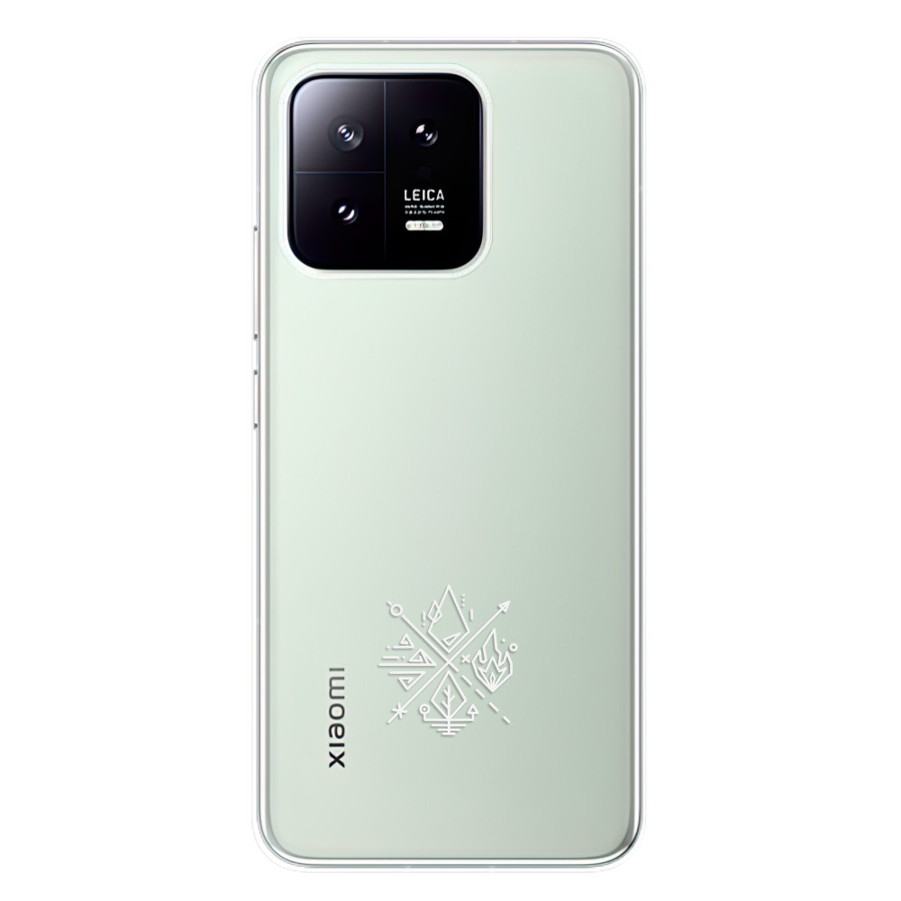 Odolné silikónové puzdro iSaprio - čiré - Elements - Xiaomi 13