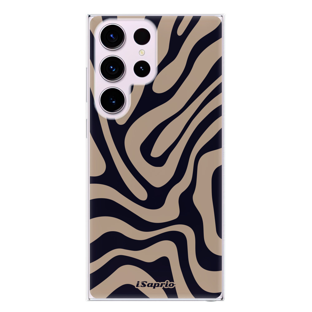Odolné silikónové puzdro iSaprio - Zebra Black - Samsung Galaxy S23 Ultra