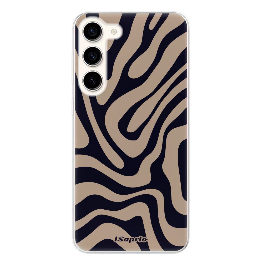 Odolné silikónové puzdro iSaprio - Zebra Black - Samsung Galaxy S23+ 5G