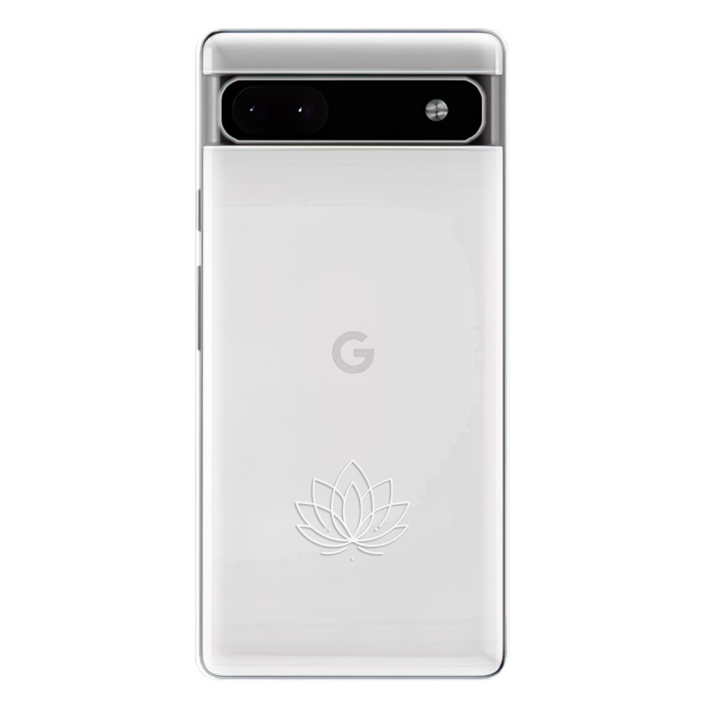 Odolné silikónové puzdro iSaprio - čiré - Lotos - Google Pixel 6a 5G