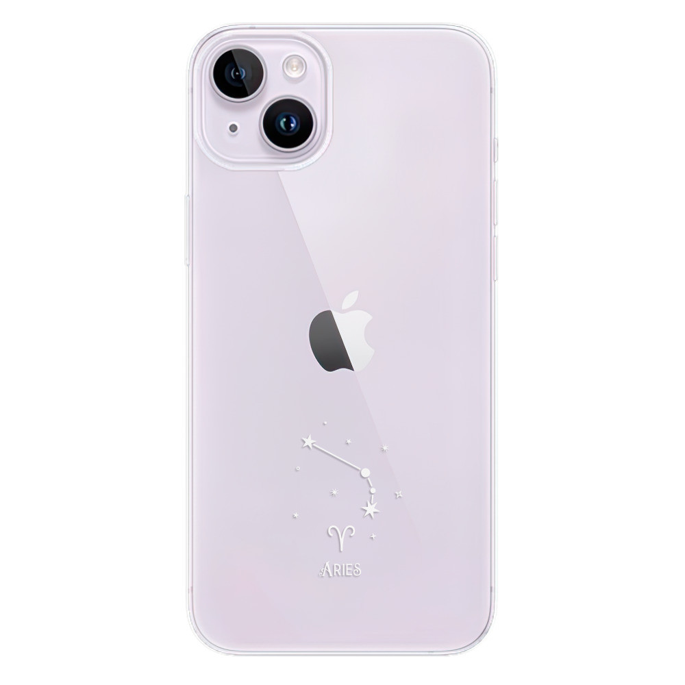 Odolné silikónové puzdro iSaprio - čiré - Beran - iPhone 14 Plus