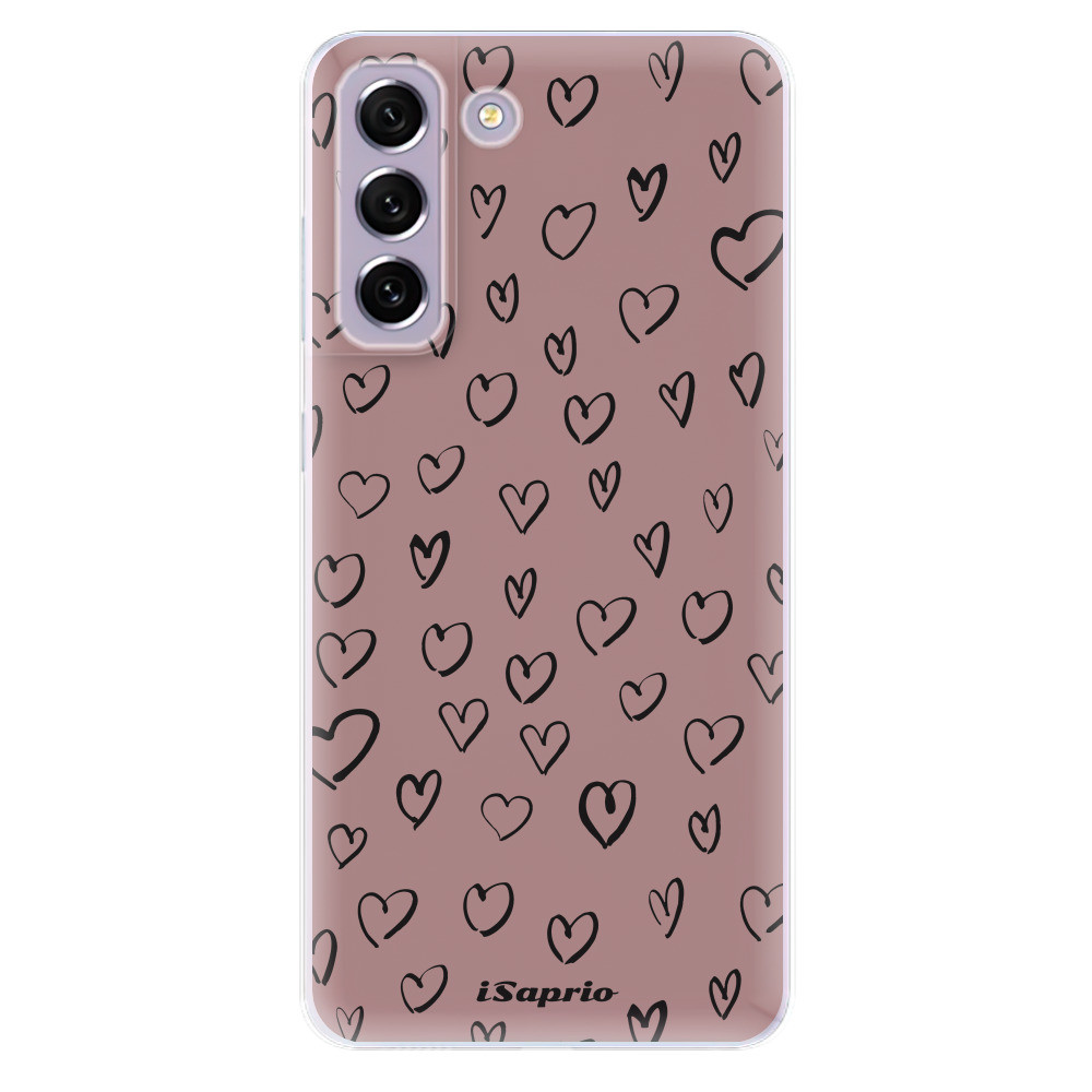 Odolné silikónové puzdro iSaprio - Heart Dark - Samsung Galaxy S21 FE 5G