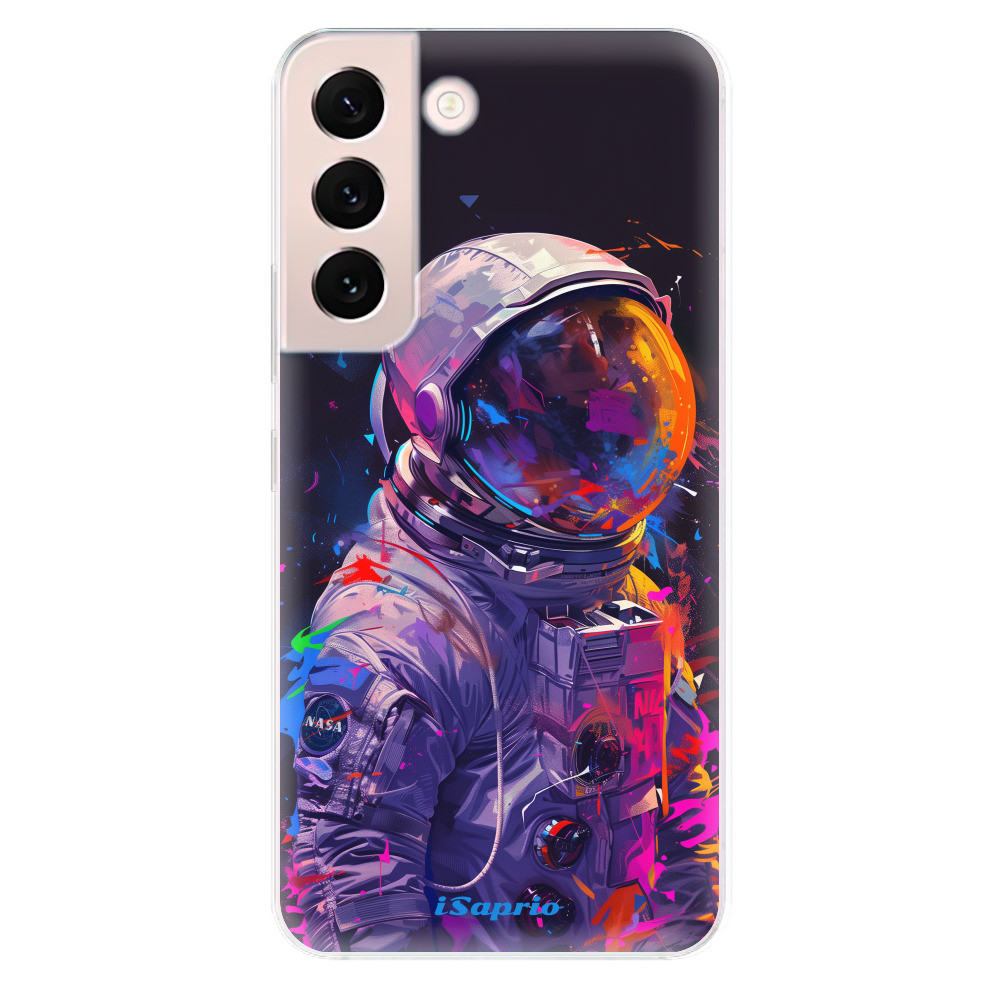 Odolné silikónové puzdro iSaprio - Neon Astronaut - Samsung Galaxy S22+ 5G