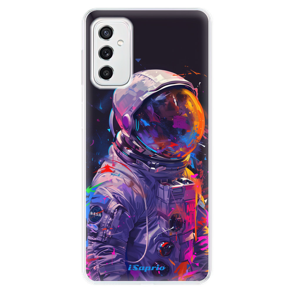 Odolné silikónové puzdro iSaprio - Neon Astronaut - Samsung Galaxy M52 5G