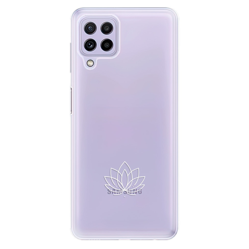 Odolné silikónové puzdro iSaprio - čiré - Lotos - Samsung Galaxy A22