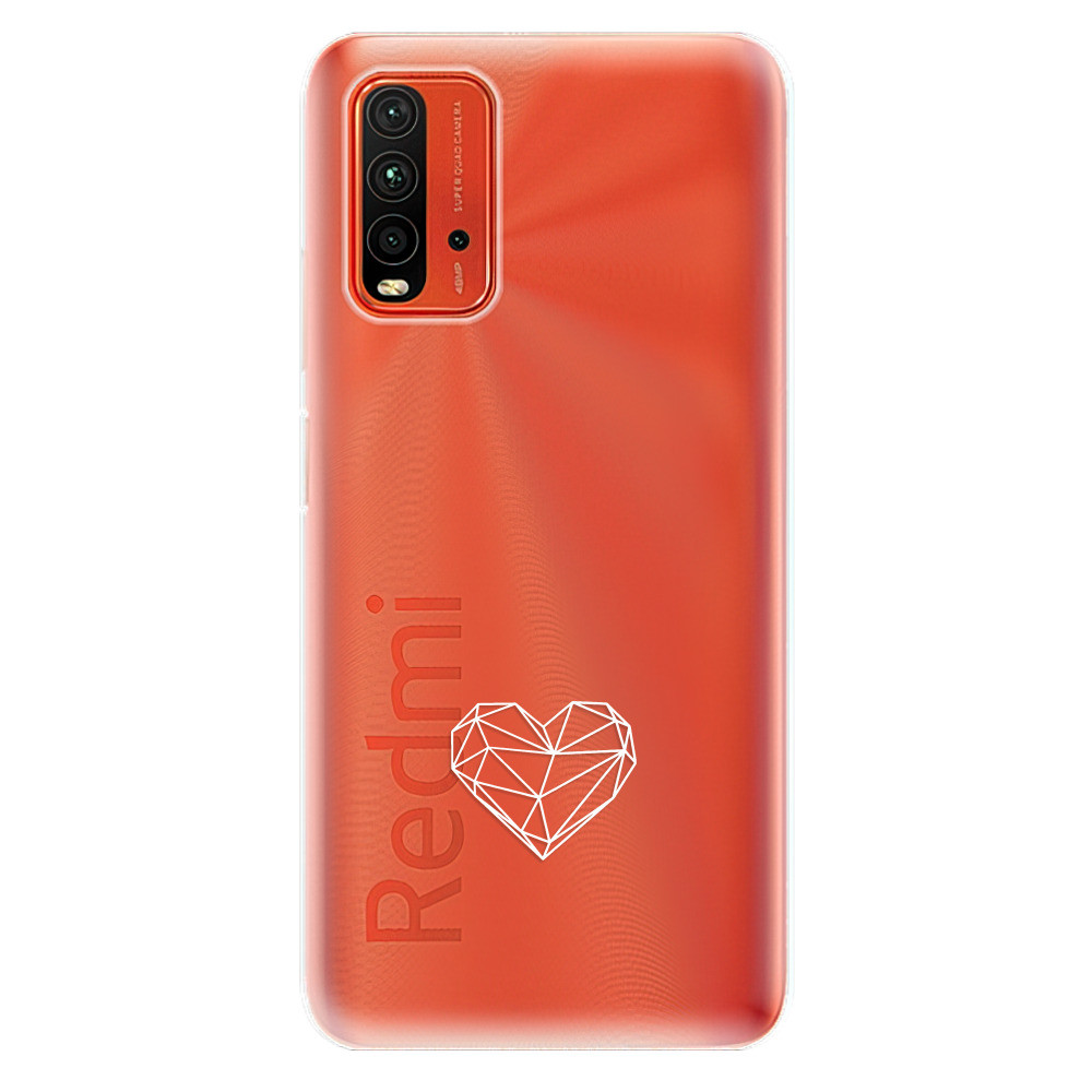 Odolné silikónové puzdro iSaprio - čiré - Digital Love - Xiaomi Redmi 9T