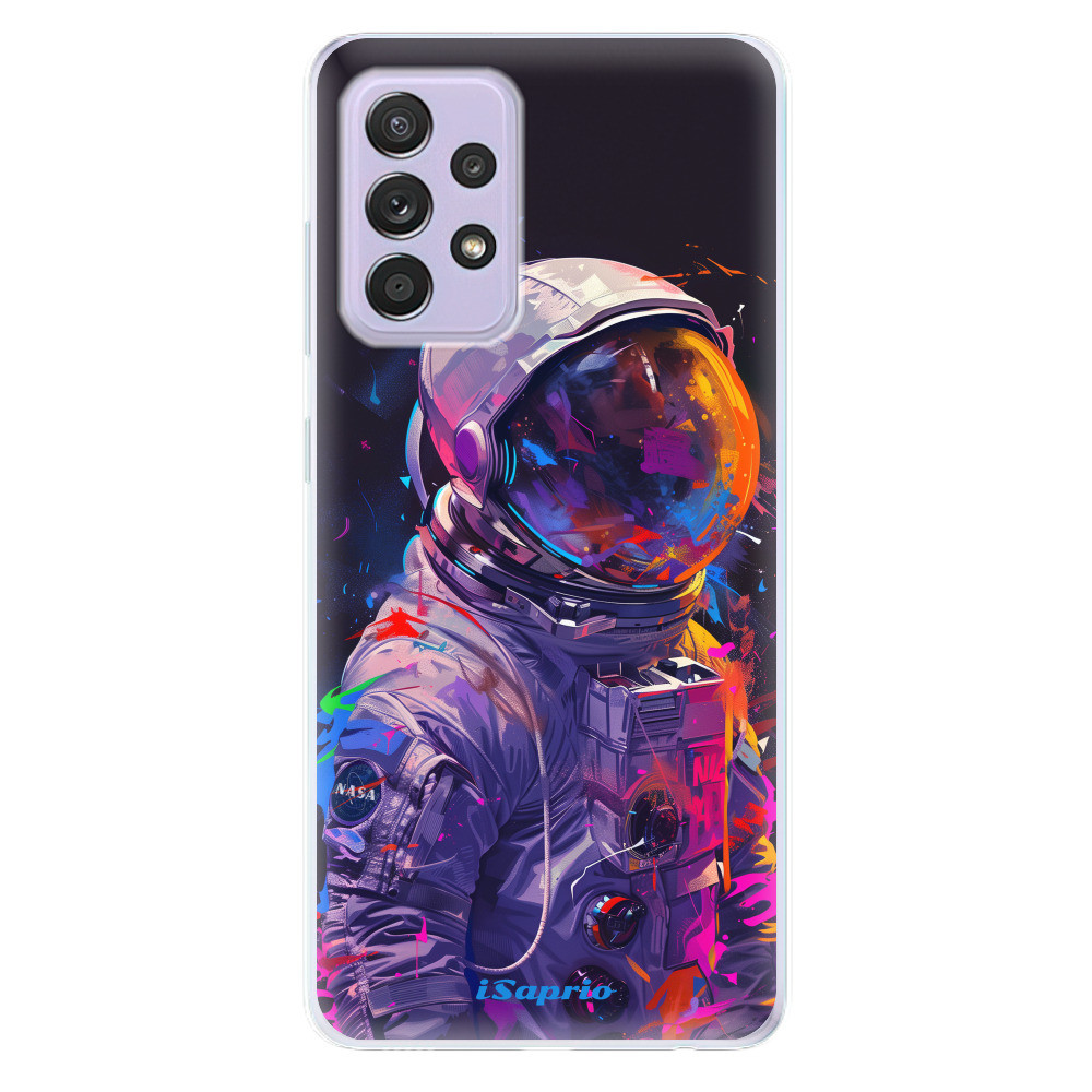 Odolné silikónové puzdro iSaprio - Neon Astronaut - Samsung Galaxy A52/A52 5G