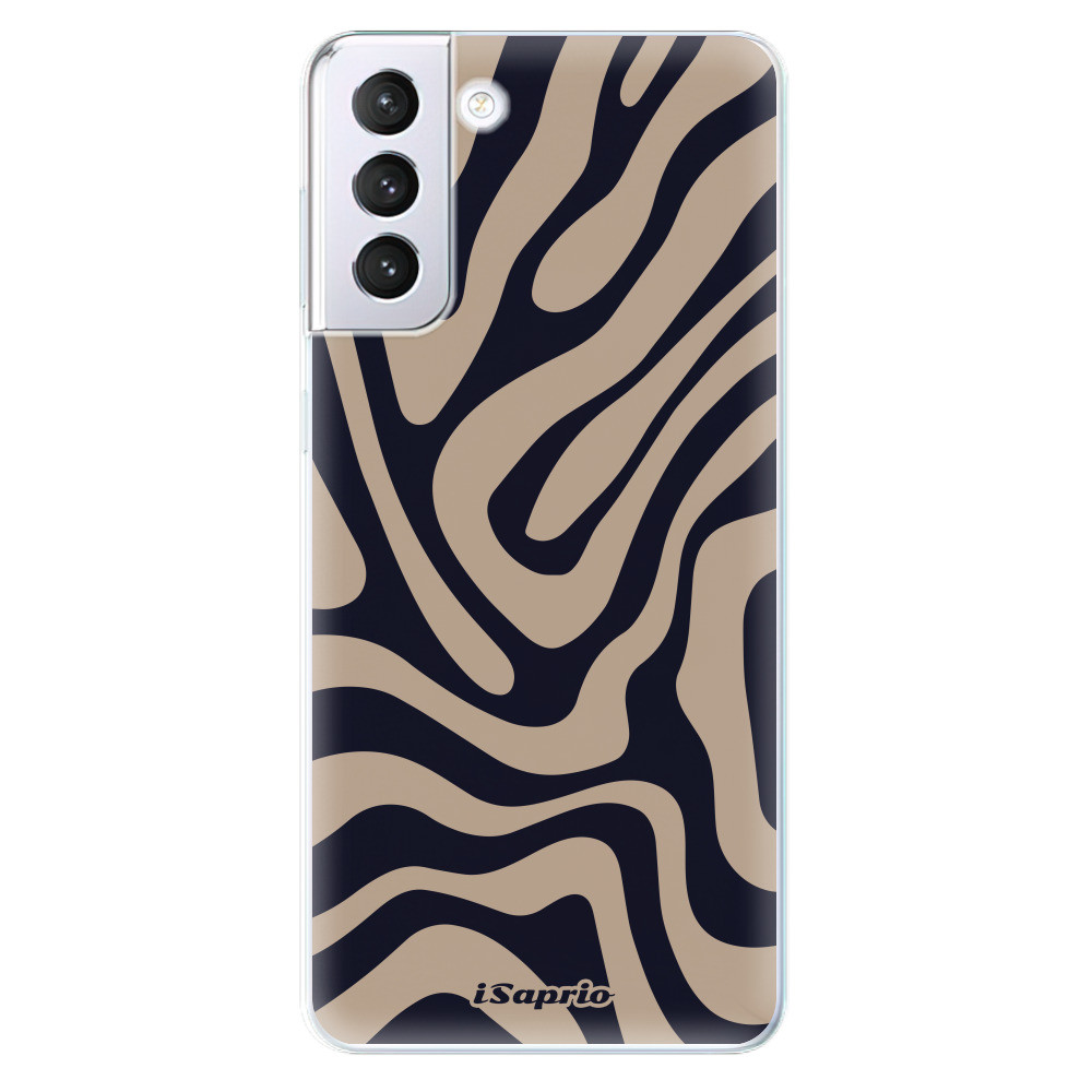 Odolné silikónové puzdro iSaprio - Zebra Black - Samsung Galaxy S21+