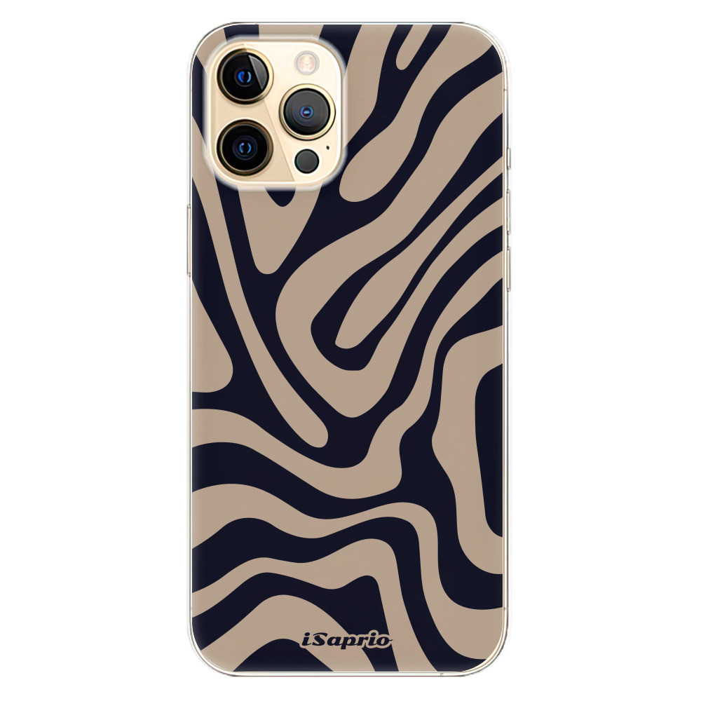Odolné silikónové puzdro iSaprio - Zebra Black - iPhone 12 Pro Max