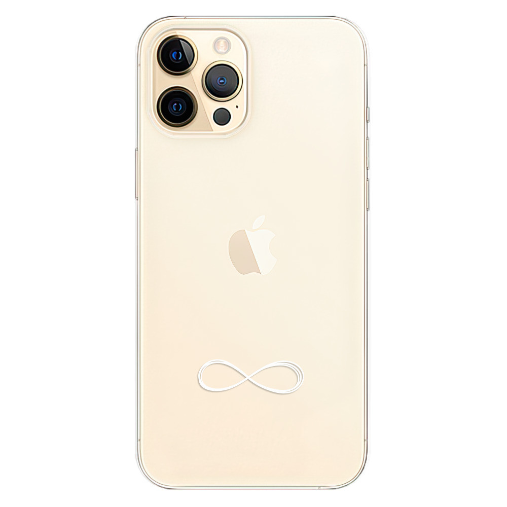 Odolné silikónové puzdro iSaprio - čiré - Infinity - iPhone 12 Pro Max