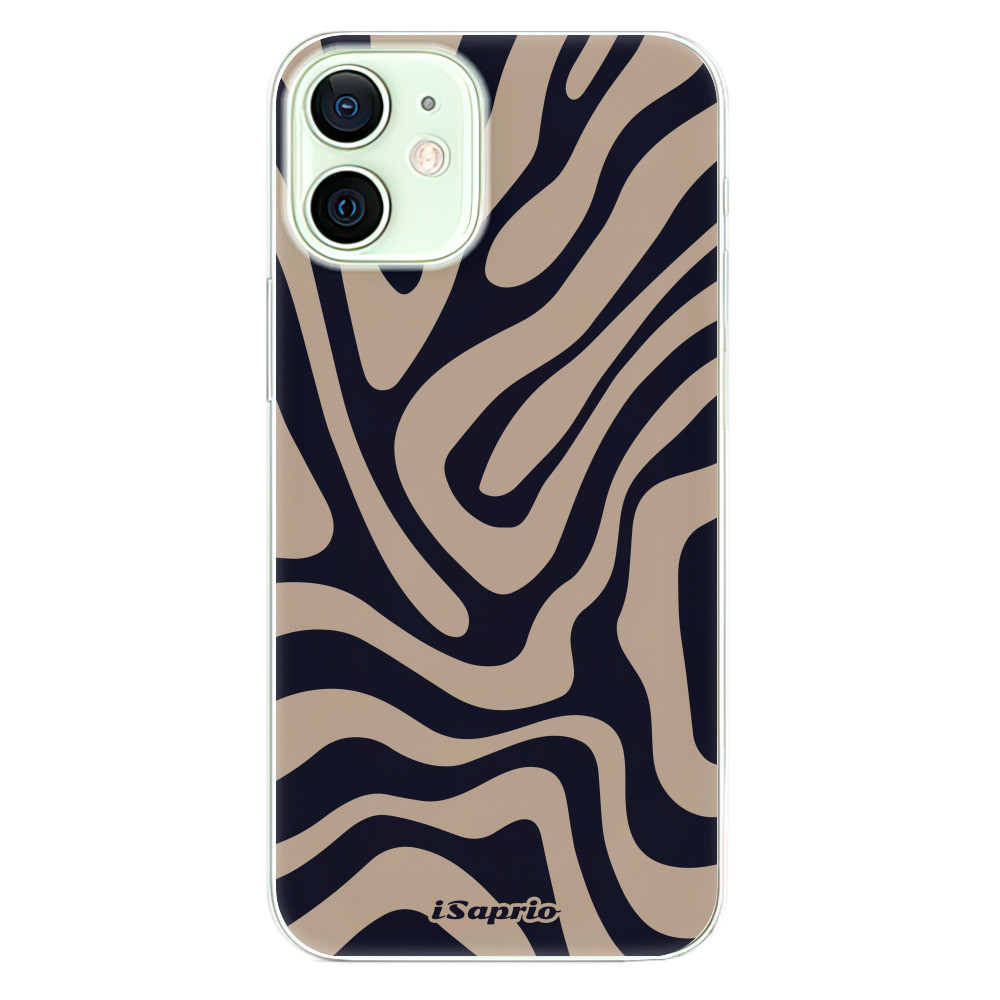 Odolné silikónové puzdro iSaprio - Zebra Black - iPhone 12
