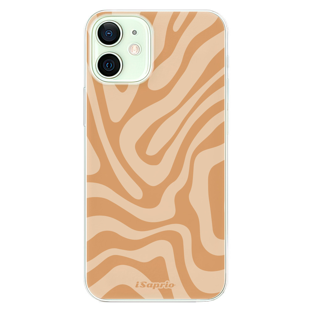 Odolné silikónové puzdro iSaprio - Zebra Orange - iPhone 12 mini