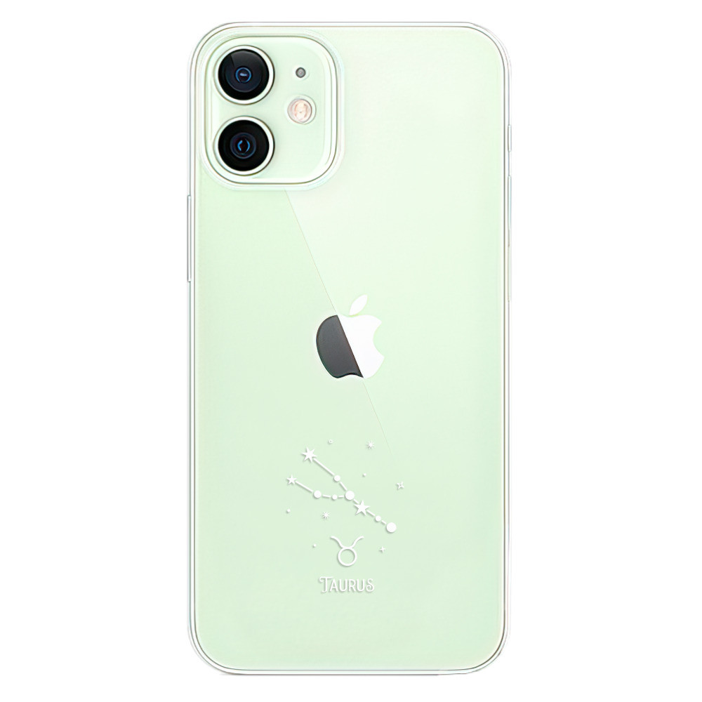 Odolné silikónové puzdro iSaprio - čiré - Býk - iPhone 12 mini