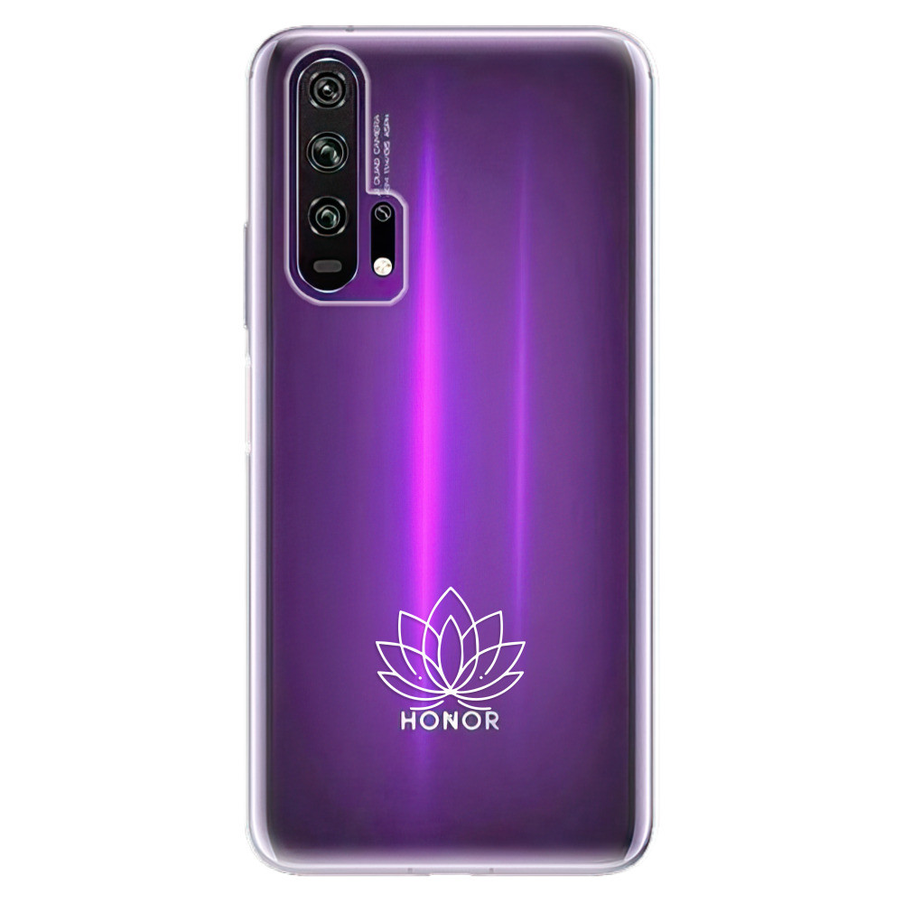 Odolné silikónové puzdro iSaprio - čiré - Lotos - Honor 20 Pro