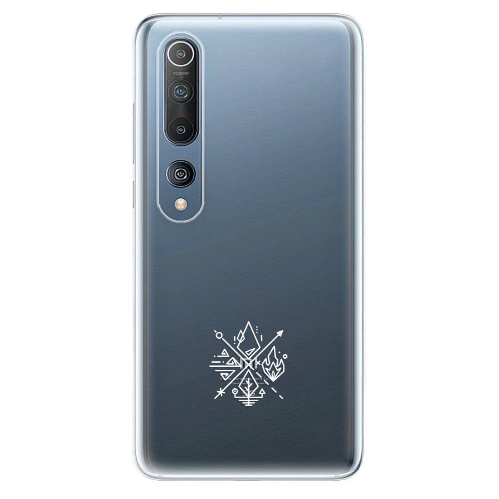 Odolné silikónové puzdro iSaprio - čiré - Elements - Xiaomi Mi 10 / Mi 10 Pro
