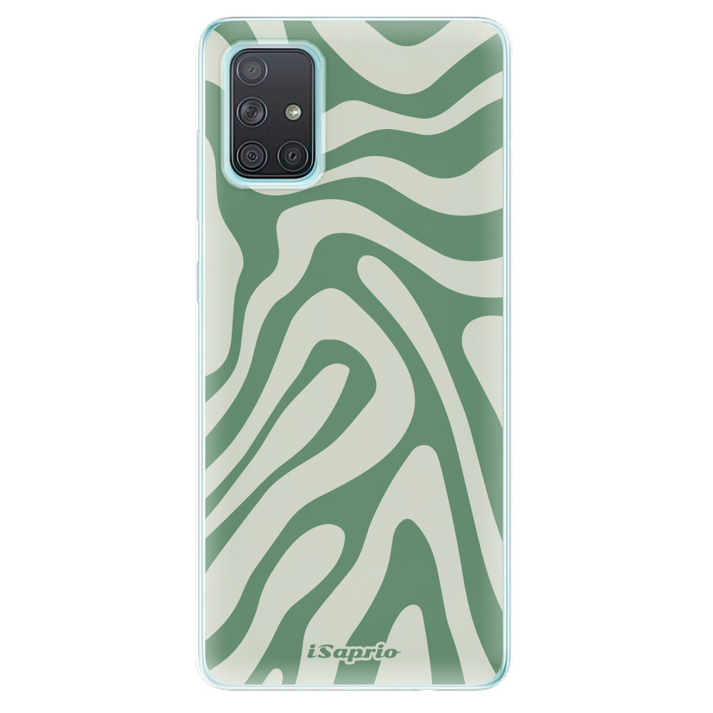 Odolné silikónové puzdro iSaprio - Zebra Green - Samsung Galaxy A71