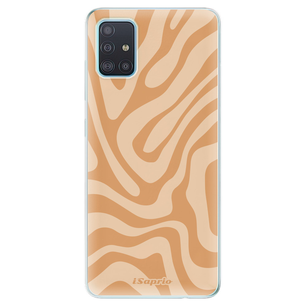 Odolné silikónové puzdro iSaprio - Zebra Orange - Samsung Galaxy A51