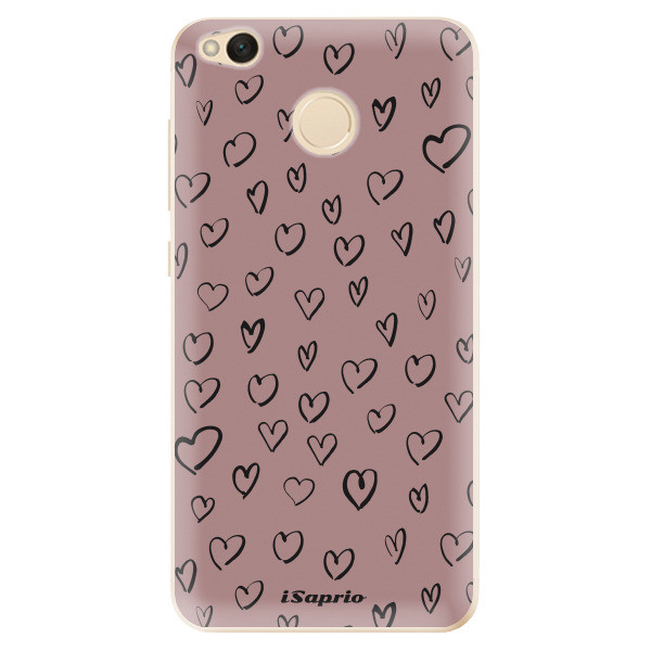 Odolné silikónové puzdro iSaprio - Heart Dark - Xiaomi Redmi 4X