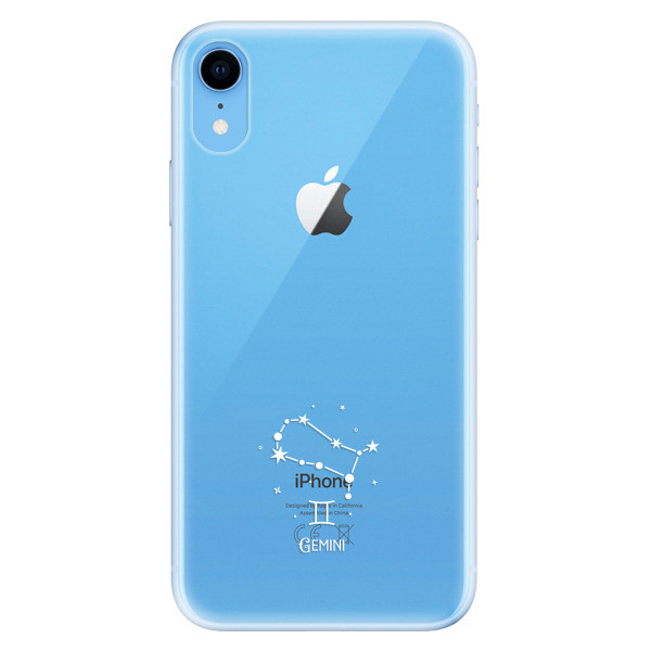 Odolné silikónové puzdro iSaprio - čiré - Blíženci - iPhone XR