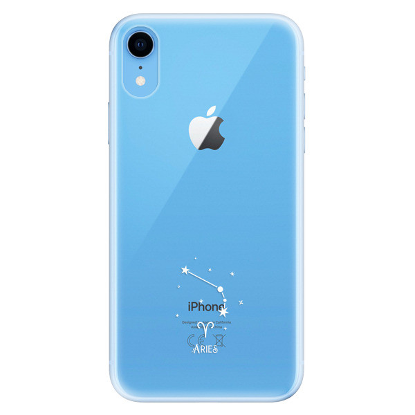 Odolné silikónové puzdro iSaprio - čiré - Beran - iPhone XR