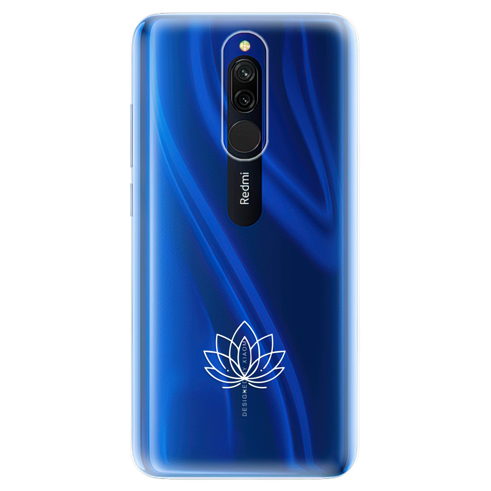 Odolné silikónové puzdro iSaprio - čiré - Lotos - Xiaomi Redmi 8