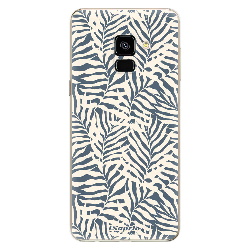 Odolné silikónové puzdro iSaprio - Blue Palms - Samsung Galaxy A8 2018